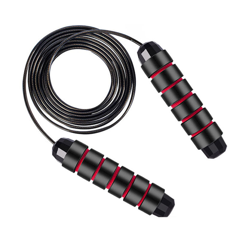 Professional Steel Wire Skipping Rope | Bearing Jump Rope Adjustable Length | Adult Fitness Speed Rope