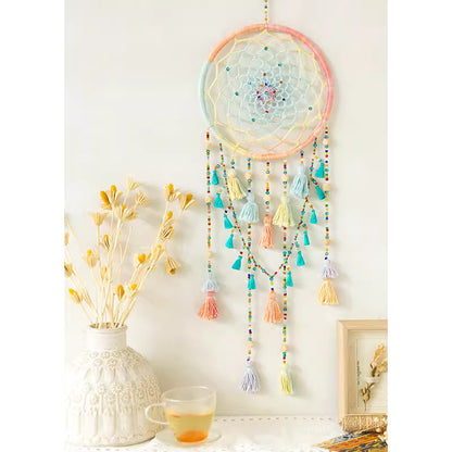 Dreamcatcher DIY Weaving Material Set | Crochet Lace Cotton Thread | Handmade Wool Yarn Balls