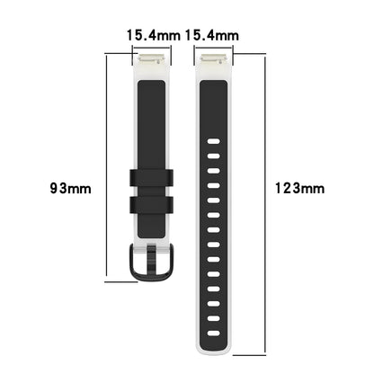 For Fitbit Inspire 3 Transparent Silicone Strap | Two-Tone Replacement Wristband