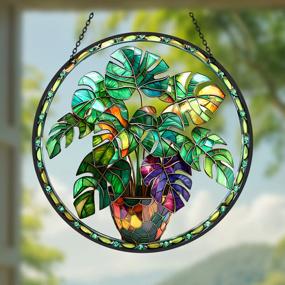 Refractive Glass Sun Catcher | Rainbow Light Shadow Window Decor | Garden Punk Courtyard Hanging Pendant