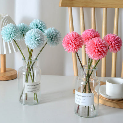 Artificial Dandelion Flower | Single-Head Chrysanthemum Ball | Home & Wedding Decorative Fake Flower