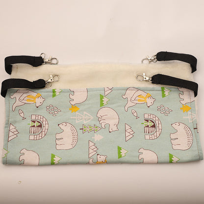 Hamster Plush Hammock | Winter Warm Velvet Pet Bed | Small Animal Hanging Sleep Hammock