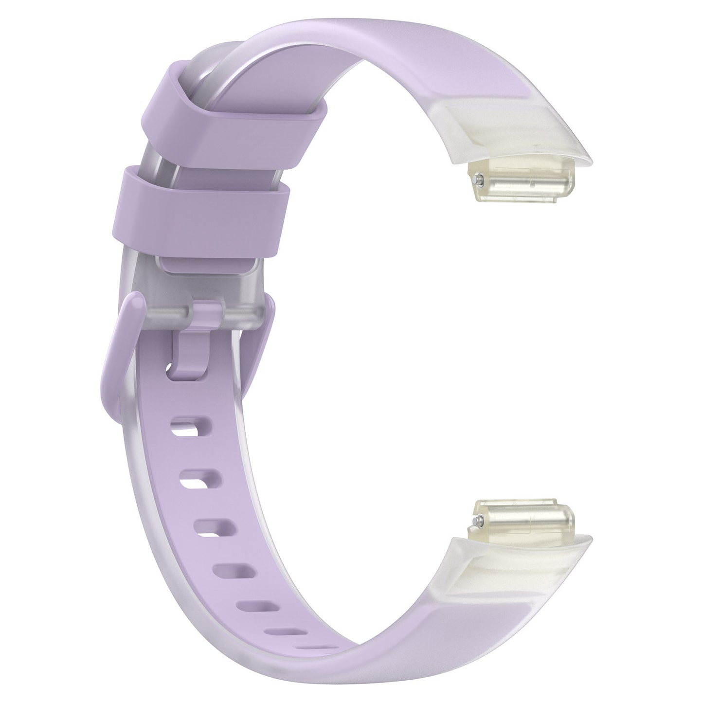 For Fitbit Inspire 3 Transparent Silicone Strap | Two-Tone Replacement Wristband