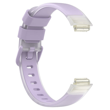 For Fitbit Inspire 3 Transparent Silicone Strap | Two-Tone Replacement Wristband