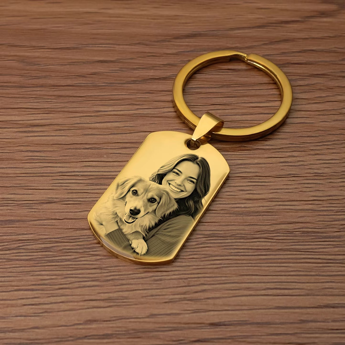 Personalized Photo Keychain | “Drive Safe” Custom Couple Keychain | Memorial & Gift for Him Her