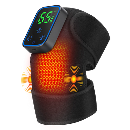Portable Electric Vibration Shoulder Massager Knee Elbow Massager 3 in 1 Air Pressure Kneading Massager APP Control