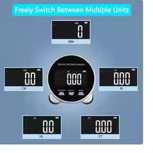 Digital Tape Measure | Electronic Rolling Ruler 199.999m | Microprocessor Semiconductor Display