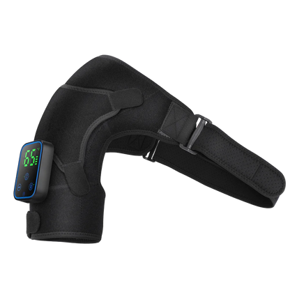 Portable Electric Vibration Shoulder Massager Knee Elbow Massager 3 in 1 Air Pressure Kneading Massager APP Control