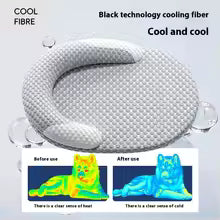 Summer Pet Cooling Mat | Removable Washable Dog & Cat Bed | All-Season Cool Sleeping Mattress