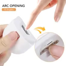 USB Electric Nail Clipper with LED | 2-Speed Automatic Nail Grinder | Baby & Adult Manicure Tool