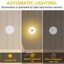 LED Motion Sensor Night Light | USB Rechargeable Cabinet Lamp | Bedroom Staircase Wardrobe Light